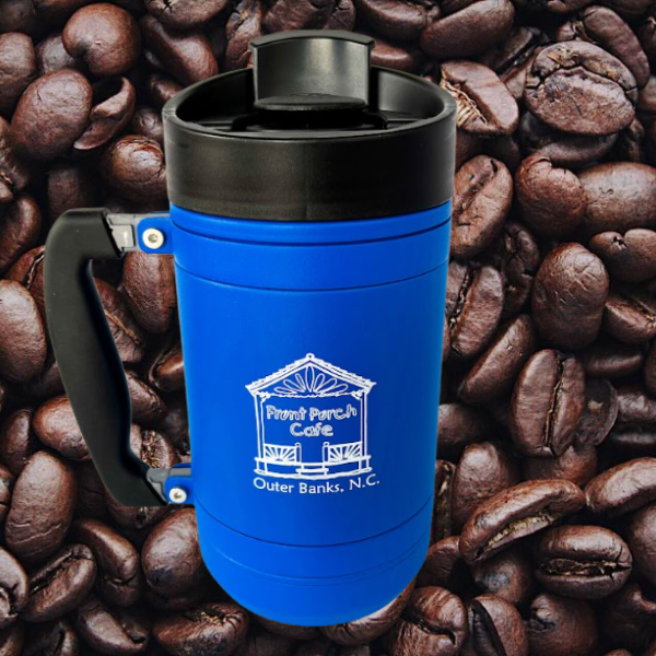 How to Brew Coffee in a French Press featuring Front Porch Cafe BRU TREK