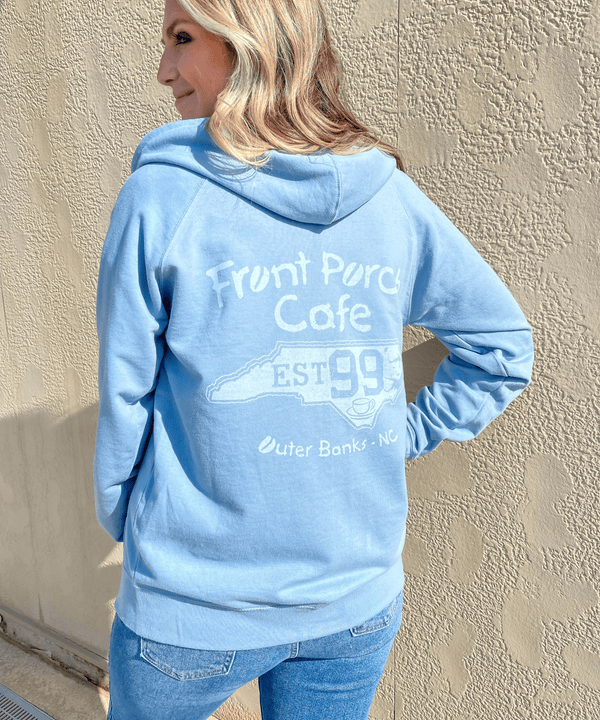 トレーナー/スウェット Her lip to CAFE sweat misty blue Her lip to CAFE Original Goods PRESS wearing