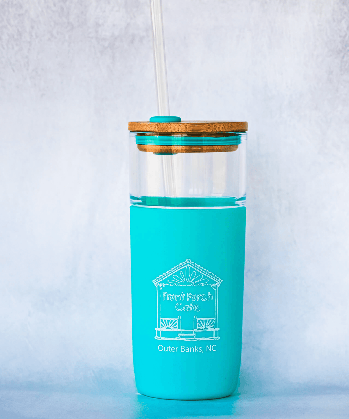 Front Porch Cafe Glass Tumbler